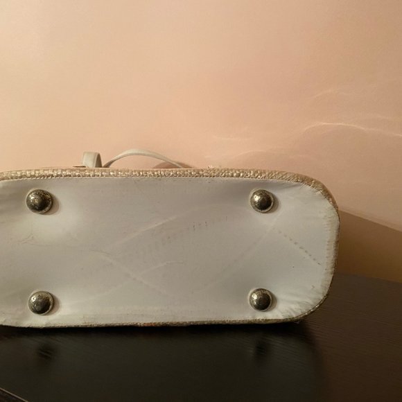 70s Bag - straw and plastic - Picture 3 of 4